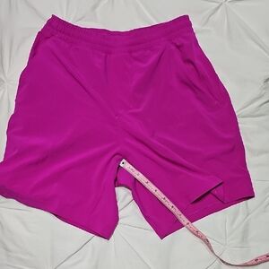 lululemon athletica Magenta Athletic Shorts 7" Inseam